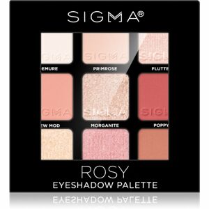 Sigma Beauty Eyeshadow Palette Rosy paletka očných tieňov 9 g