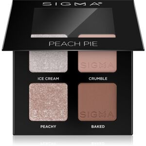 Sigma Beauty Quad paletka očných tieňov odtieň Peach Pie 4 g