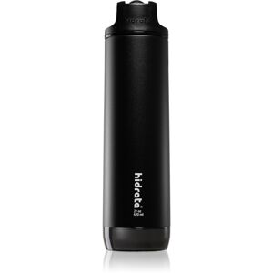 HidrateSpark Steel inteligentná fľaša s rúrkou farba Black 620 ml