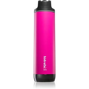 HidrateSpark Steel inteligentná fľaša s rúrkou farba Pink 620 ml