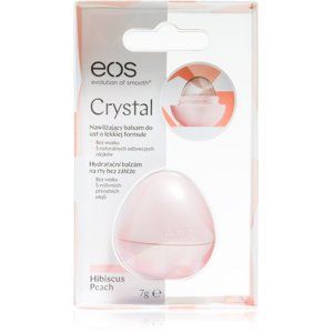 EOS Crystal Hibiscus Peach hydratačný balzam na pery s vôňou Hibiscus Peach 7 g