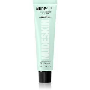 Nudestix Nudeskin Cica Cleansing Jelly Milk čistiaci a odličovací gél na upokojenie pleti 60 ml