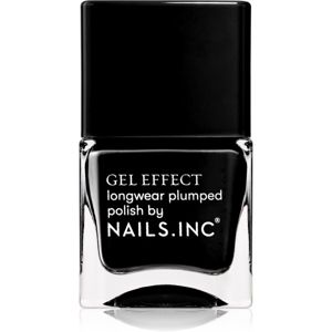 Nails Inc. Gel Effect dlhotrvajúci lak na nechty odtieň Black Taxi 14 ml