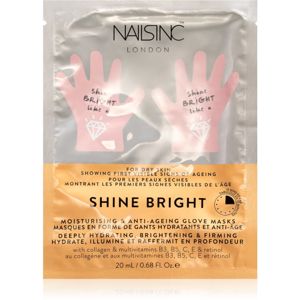 Nails Inc. Shine Bright omladzujúca maska na ruky 20 ml