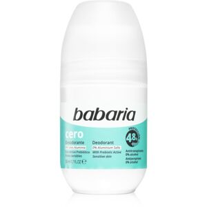 Babaria Deodorant Cero dezodorant roll-on bez obsahu hliníkových solí pre citlivú pokožku 50 ml