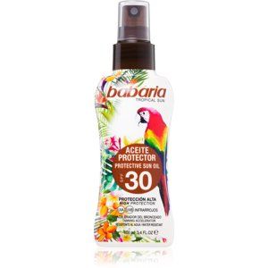 Babaria Tropical Sun ochranný olej pre podporu opálenia SPF 30 100 ml