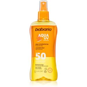 Babaria Sun Aqua UV opaľovací sprej SPF 50 200 ml
