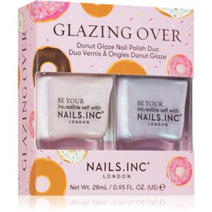 Nails Inc. Glazing Over Donut Glaze Nail Polish Duo sada lakov na nechty