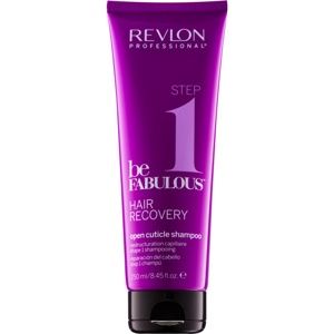 Revlon Professional Be Fabulous Hair Recovery čistiaci šampón s efektom otvorenia vlasovej kutikuly 250 ml