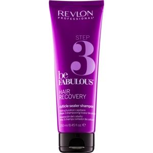 Revlon Professional Be Fabulous Hair Recovery šampón s efektom uzatvorenia vlasu pre predĺženie výsledku regeneračnej masky 250 ml