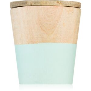 Wax Design Wood Candle Green Tea vonná sviečka 9 cm