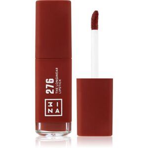 3INA The Longwear Lipstick dlhotrvajúci tekutý rúž odtieň 276 - Chocolat red 6 ml