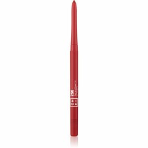 3INA The Automatic Lip Pencil kontúrovacia ceruzka na pery odtieň 250 - Dark pink red 0,26 g