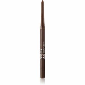 3INA The 24H Automatic Eyebrow Pencil ceruzka na obočie vodeodolná odtieň 579 Dark brown 0,28 g