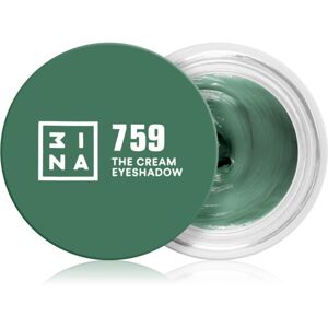 3INA The 24H Cream Eyeshadow krémové očné tiene odtieň 759 Olive green 3 ml