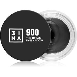 3INA The 24H Cream Eyeshadow krémové očné tiene odtieň 900 Black 3 ml