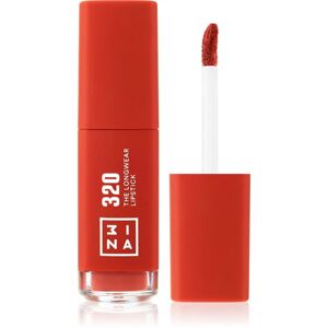 3INA The Longwear Lipstick dlhotrvajúci tekutý rúž odtieň 320 - Dark coral 6 ml
