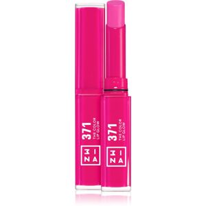 3INA The Color Lip Glow hydratačný rúž s leskom odtieň 371 - Electric, hot pink 1,6 g