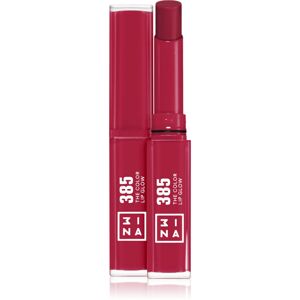 3INA The Color Lip Glow hydratačný rúž s leskom odtieň 385 - Wild, berry pink 1,6 g