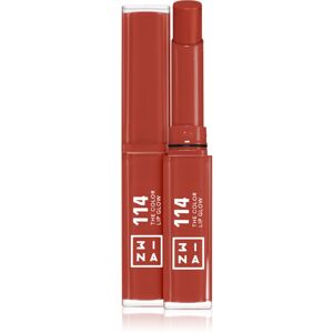 3INA The Color Lip Glow hydratačný rúž s leskom odtieň 114 - Rich, teracotta brown 1,6 g