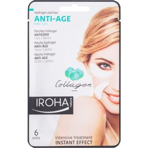 Iroha Anti-Age Collagen protivrásková maska na okolie očí a pier 3 x 2 ks