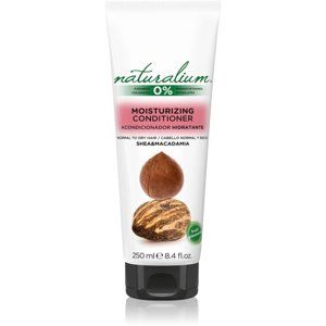 Naturalium Nuts Shea and Macadamia hydratačný a uhladzujúci kondicionér pre normálne až suché vlasy 250 ml