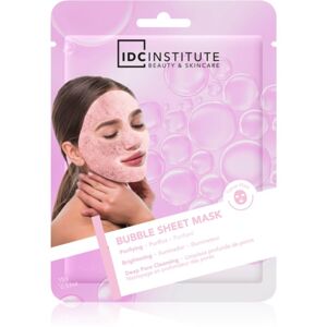 IDC Institute Bubble Sheet Mask jednorazová plátenková maska na tvár 1 ks