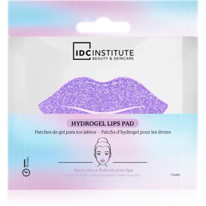IDC Institute Glitter Lip Purple hydrogelová maska na pery 1 ks