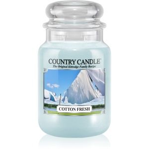 Country Candle Cotton Fresh vonná sviečka 652 g
