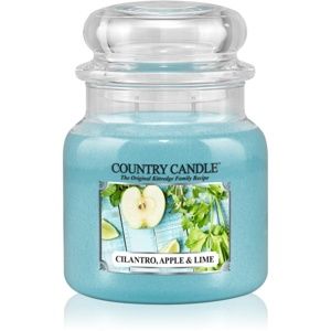 Country Candle Cilantro, Apple & Lime vonná sviečka 453 g