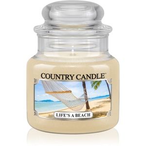 Country Candle Life's a Beach vonná sviečka 104 g