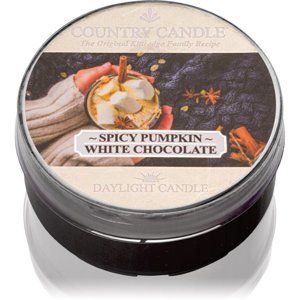 Country Candle Spicy Pumpkin White Chocolate čajová sviečka 42 g