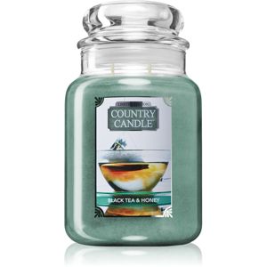Country Candle Black Tea & Honey vonná sviečka 680 g