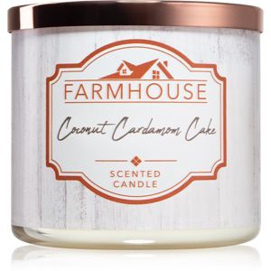 Kringle Candle Farmhouse Coconut Cardamom Cake vonná sviečka 411 g