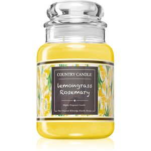 Country Candle Farmstand Lemongrass & Rosemary vonná sviečka 680 g