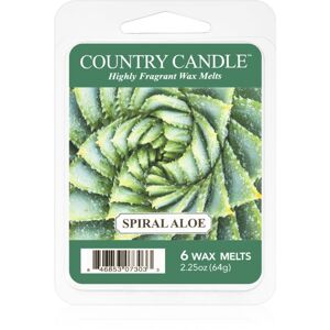 Country Candle Spiral Aloe vosk do aromalampy 64 g