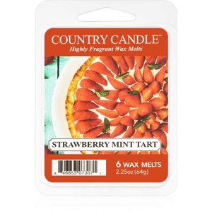 Country Candle Strawberry Mint Tart vosk do aromalampy 64 g