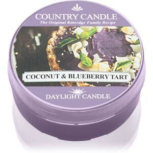 Country Candle Coconut & Blueberry Tart čajová sviečka 42 g