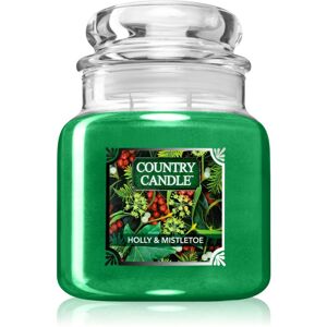 Country Candle Holly & Mistletoe vonná sviečka 453 g