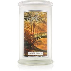 Kringle Candle Amber Wood vonná sviečka 624 g