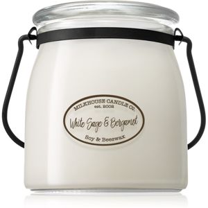 Milkhouse Candle Co. Creamery White Sage & Bergamot vonná sviečka Butter Jar 454 g