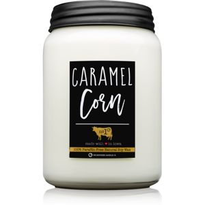 Milkhouse Candle Co. Farmhouse Caramel Corn vonná sviečka Mason Jar 737 g