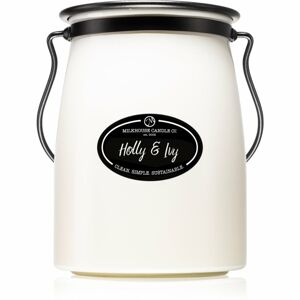 Milkhouse Candle Co. Creamery Holly & Ivy vonná sviečka Butter Jar 624 g