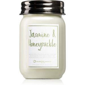 Milkhouse Candle Co. Farmhouse Jasmine & Honesuckle vonná sviečka Mason Jar 369 g