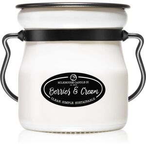 Milkhouse Candle Co. Creamery Berries & Cream vonná sviečka Cream Jar 142 g