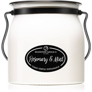 Milkhouse Candle Co. Creamery Rosemary & Mint vonná sviečka Butter Jar 454 g