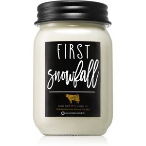 Milkhouse Candle Co. Farmhouse First Snowfall vonná sviečka Mason Jar 369 g