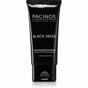 Pacinos Black Mask hĺbkovo čistiaca pleťová maska 52 ml