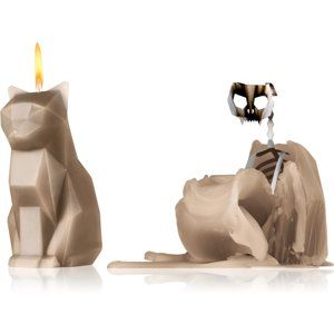 54 Celsius PyroPet KISA (Cat) dekoratívna sviečka grey 17 cm
