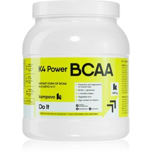 Kompava K4 POWER BCAA 4:1:1 komplex aminokyselín vegan príchuť Kiwi 400 g